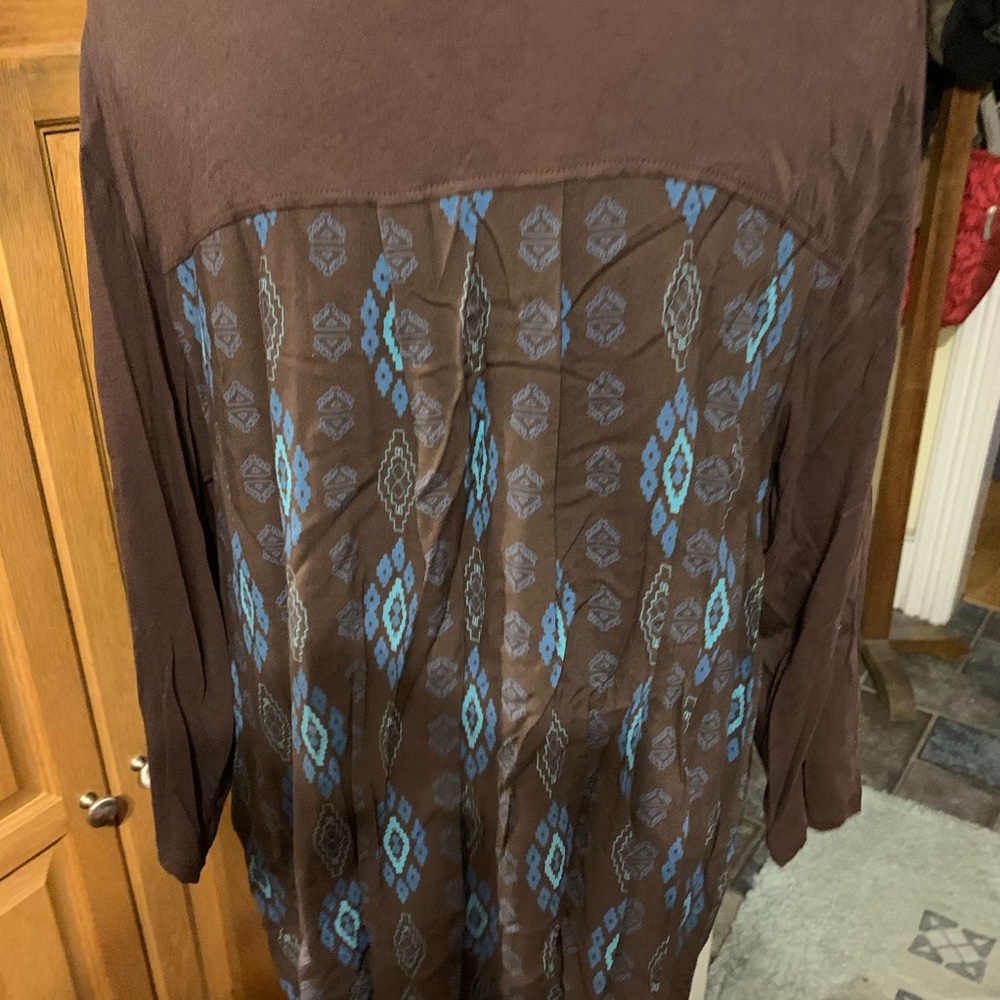 Worn once ! Fun tunic top